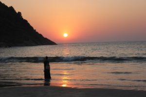 Beautiful Gokarna Beach Sunset